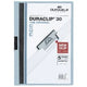 Chemises à pince plastique durable a4 22,5x31cm bleu clair pince coulissante capacité 3mm