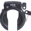 Défenseur de serrure à anneau axa avec 2 tubes Black brillant (emballage d'atelier)