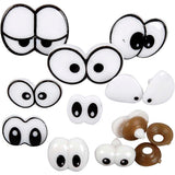Creativ company yeux drôles, taille 2-3 cm, 9 div 1 boîte - afbeelding 1