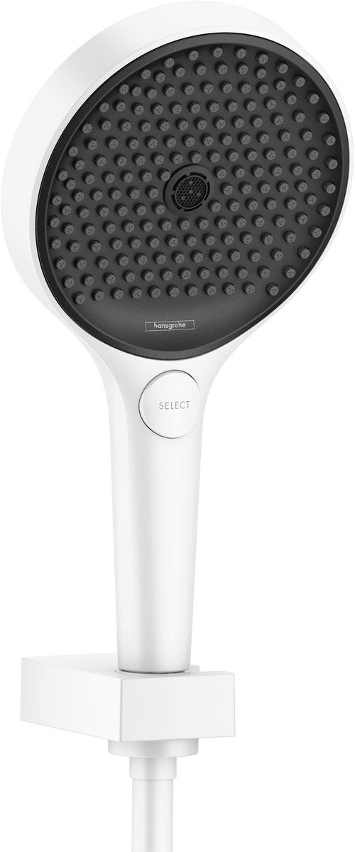 Hansgrohe Rainfinity Powderrain Set de support de douche 130 3jet avec flexible de douche 125 cm blanc mat