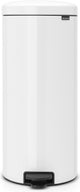 Poubelle Brabantia newicon - seau intérieur en métal - 30 litres - blanc