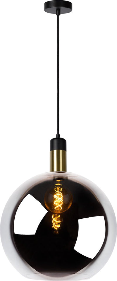 Lucide julius - suspension - ø 40 cm - 1xe27 - fumé