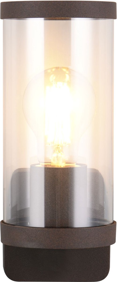 Rl live your light reality bonito - applique murale - couleur rouille - excl. 1x e27 4w - éclairage extérieur - ip44