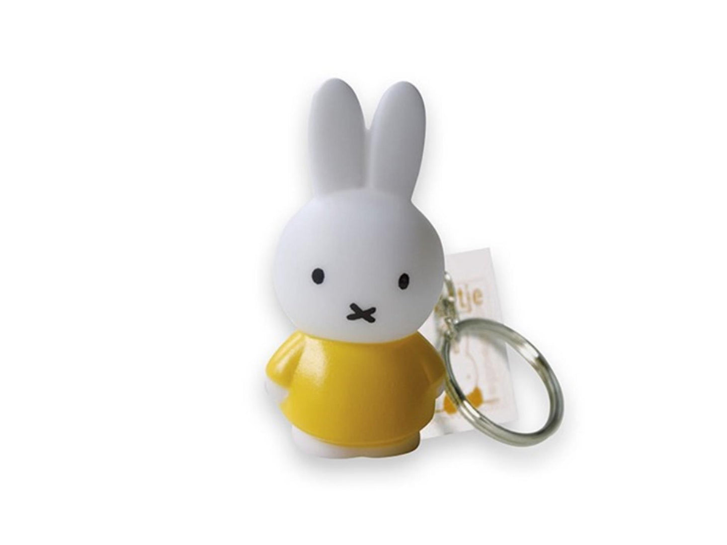 Porte-clés Miffy 3D jaune 6cm