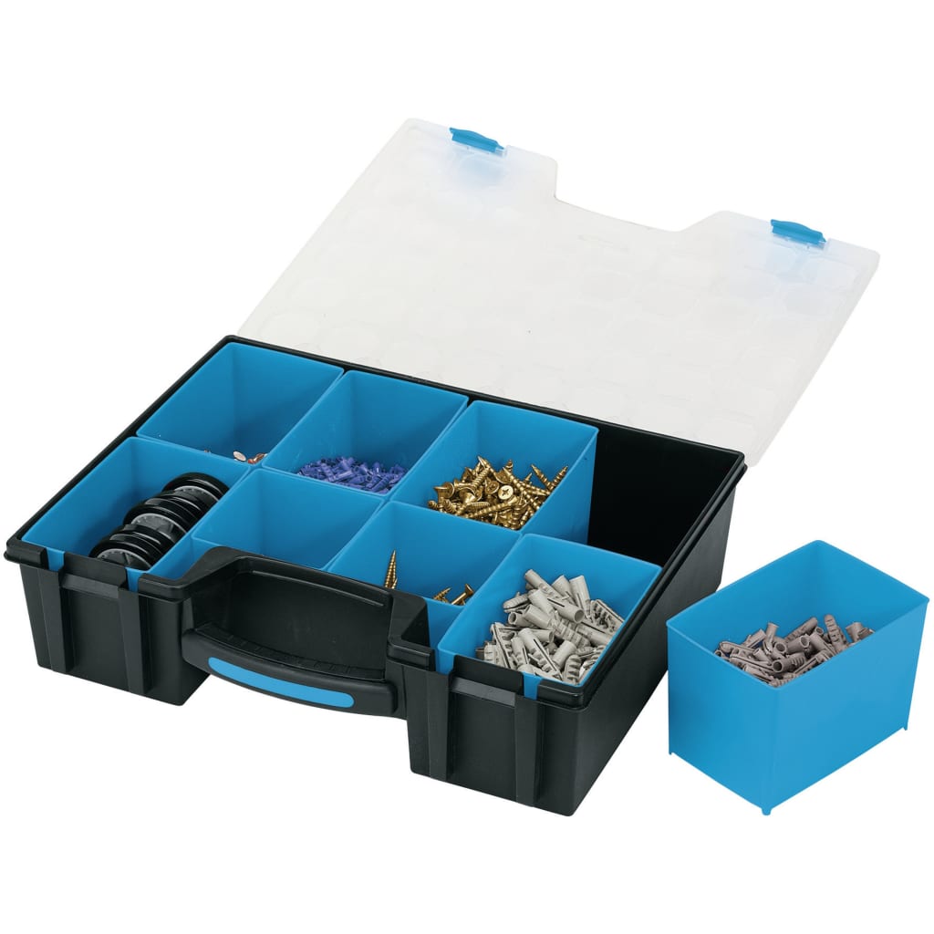 Tools Draper Tools Draper Tools Organisateur en 8 parties avec compartiments 41,5x33x11 cm noir