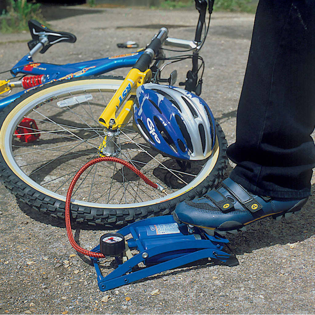 Tools Draper Draper Tools Pompe à pied avec double cylindre bleu 25996