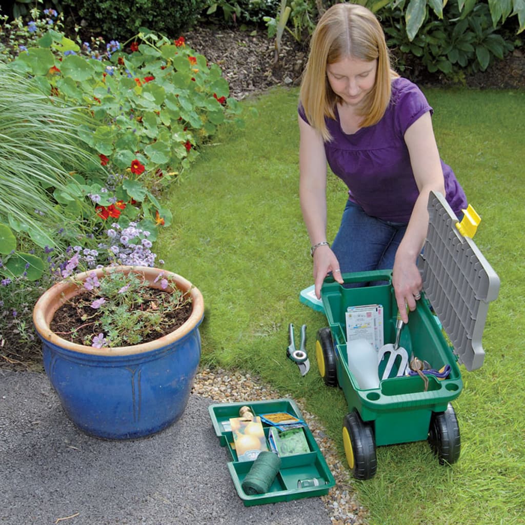 Outils de drapier draper outils outils de jardin et tabouret vert 56x27.2x30.4 cm 60852