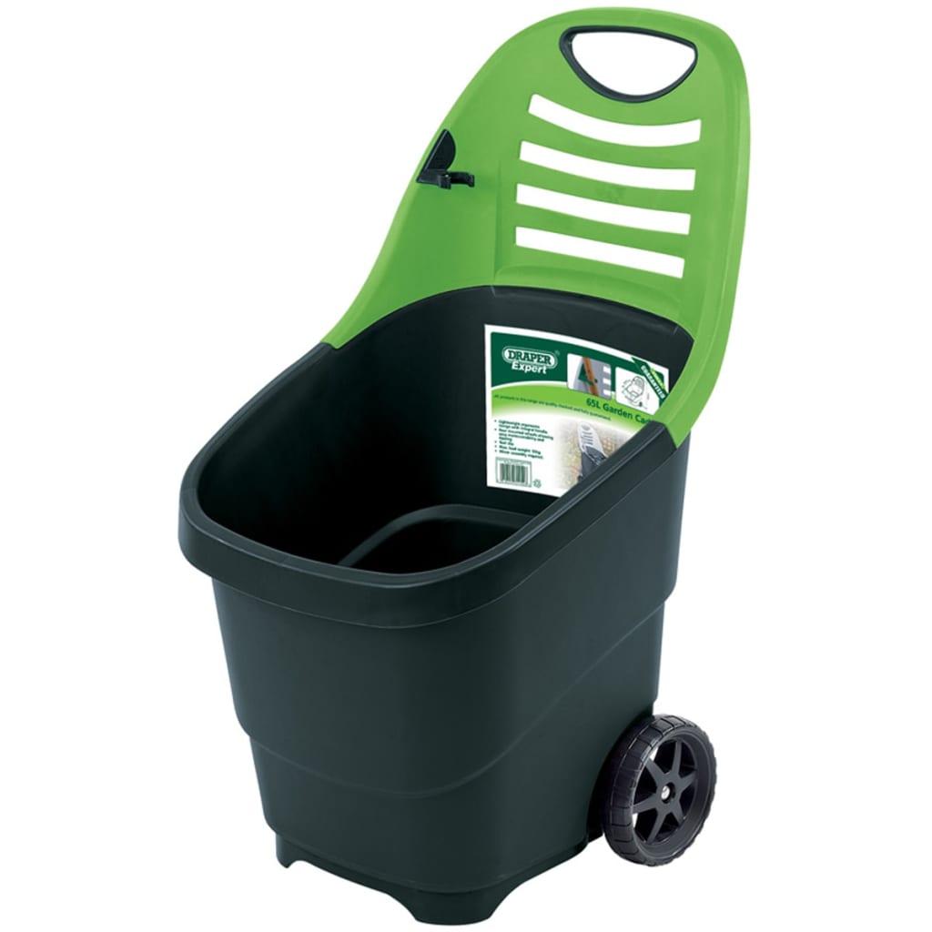 Tools Draper Draper Tools Expert Garden Trolley Green 65 L 78643