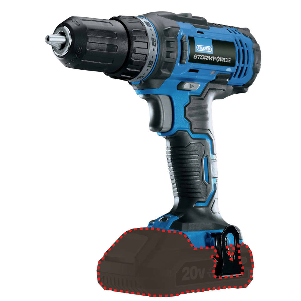 Draper Tools Draper Tools Drill sans batterie Storm 20 V 35 Nm