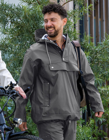 Mirage - Regenjas Rainfall Closed Jacket maat M gemaakt van polyester soft touch earl grey