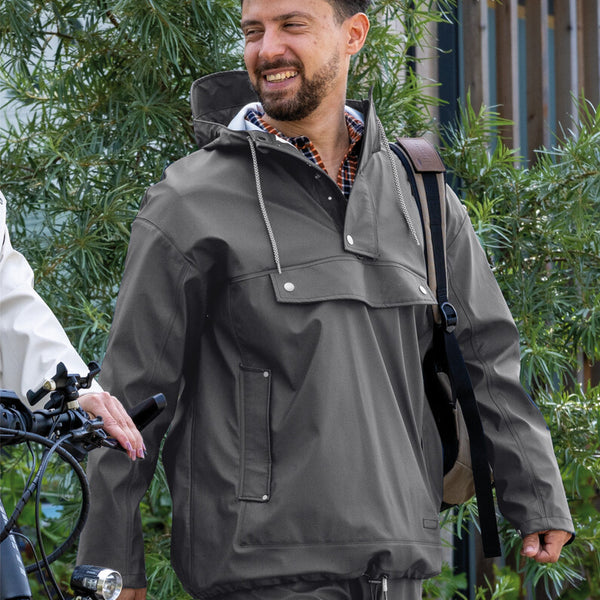 Mirage - Regenjas Rainfall Closed Jacket maat M gemaakt van polyester soft touch earl grey