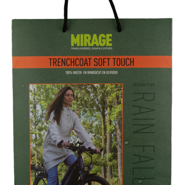 Mirage - Regenjas Rainfall Trenchcoat maat S gemaakt van polyester soft touch olive green