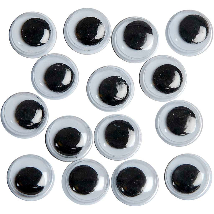 Creativ company yeux écarquillés, non autocollants, d 8 mm, 40 pièces 1 boîte