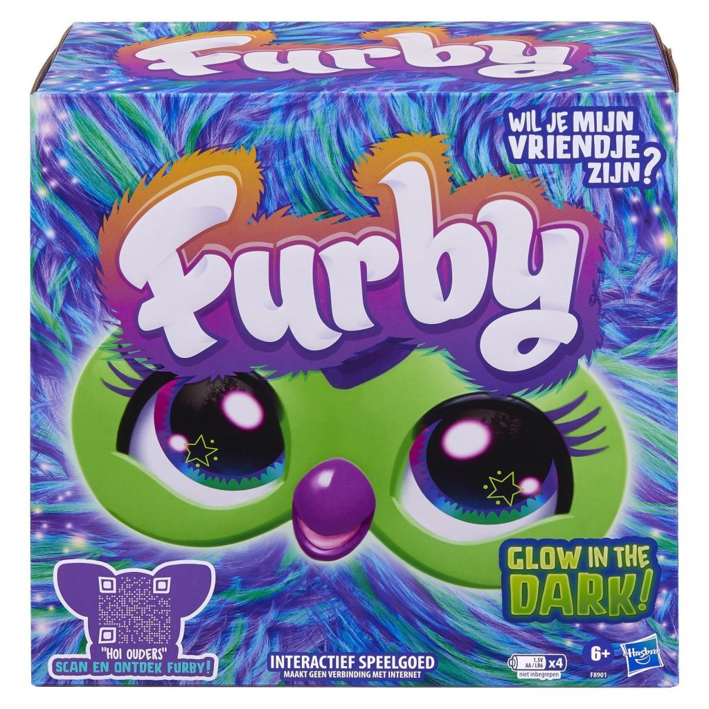 Furby Furby Aurora Borealis brille dans le noir + lumière et son