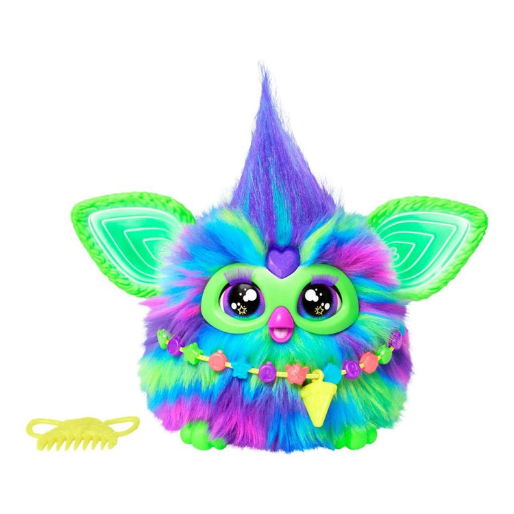 Furby Furby Aurora Borealis brille dans le noir + lumière et son