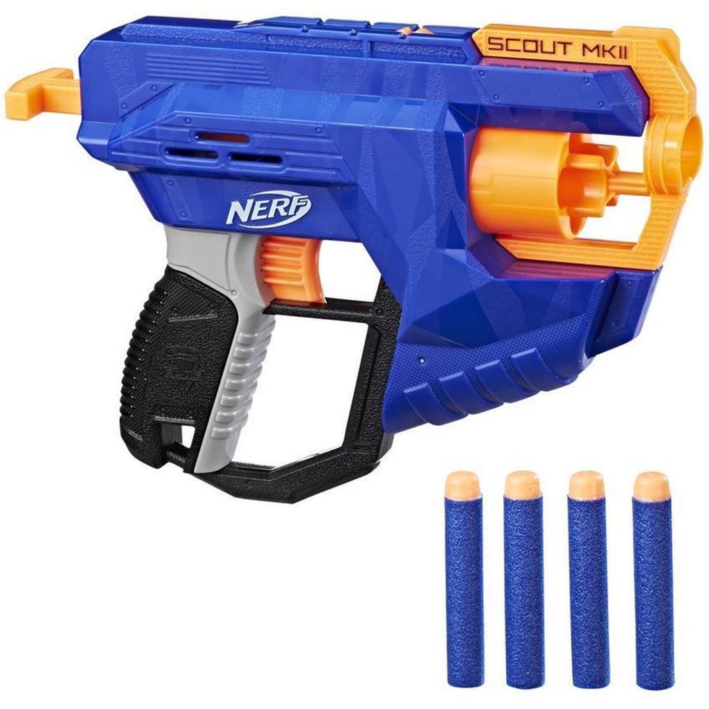 Nerf n-strike scout mkii + 4 fléchettes