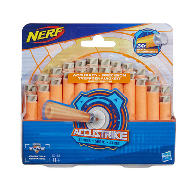 Nerf accustik n-strike fléchettes 24 pièces