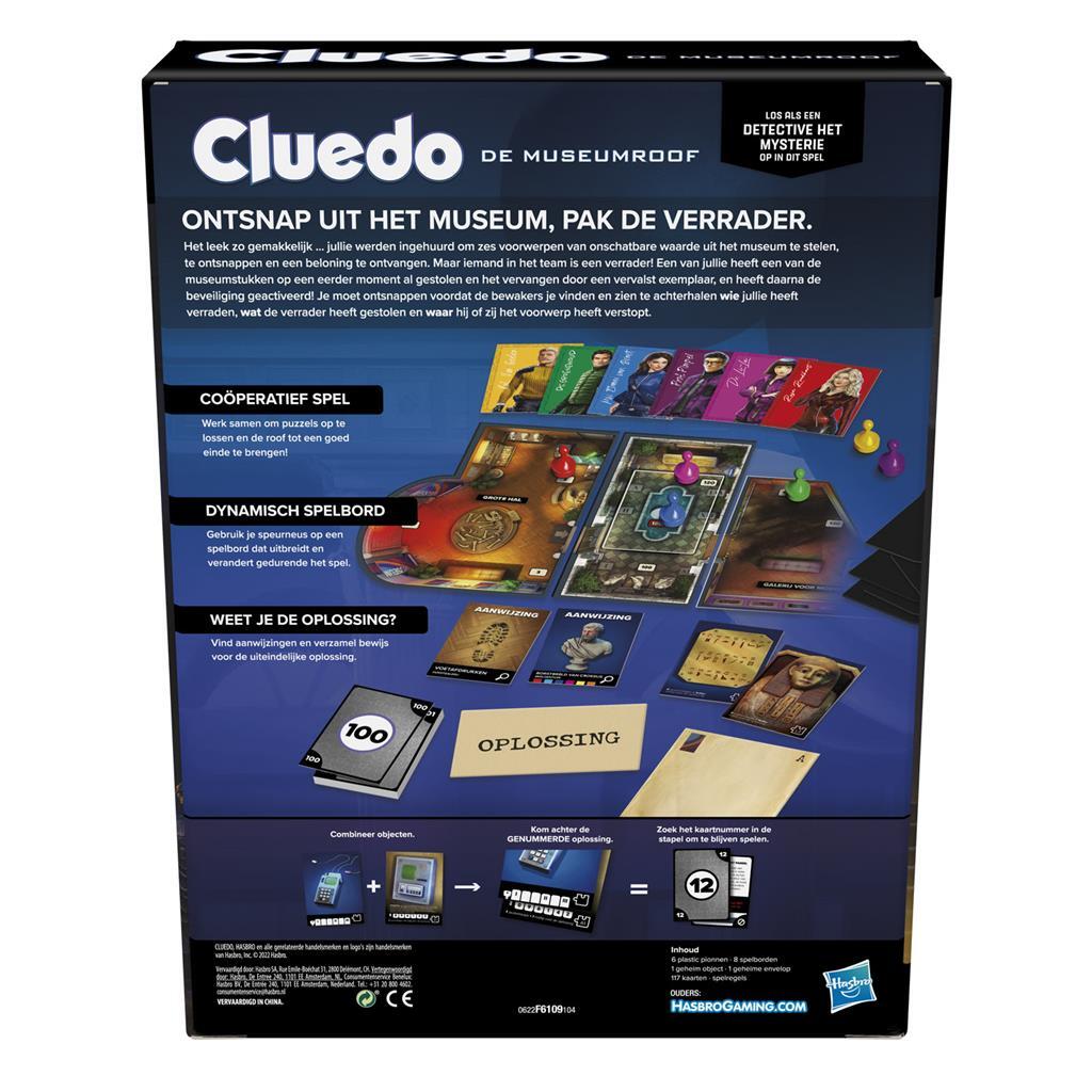 Hasbro Cluedo Escape de Museumroof Boordspel