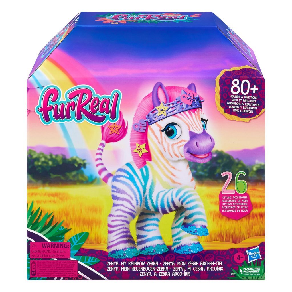 Amis furréal Furreal Zenya My Rainbow Zebra + Sound and Accessories