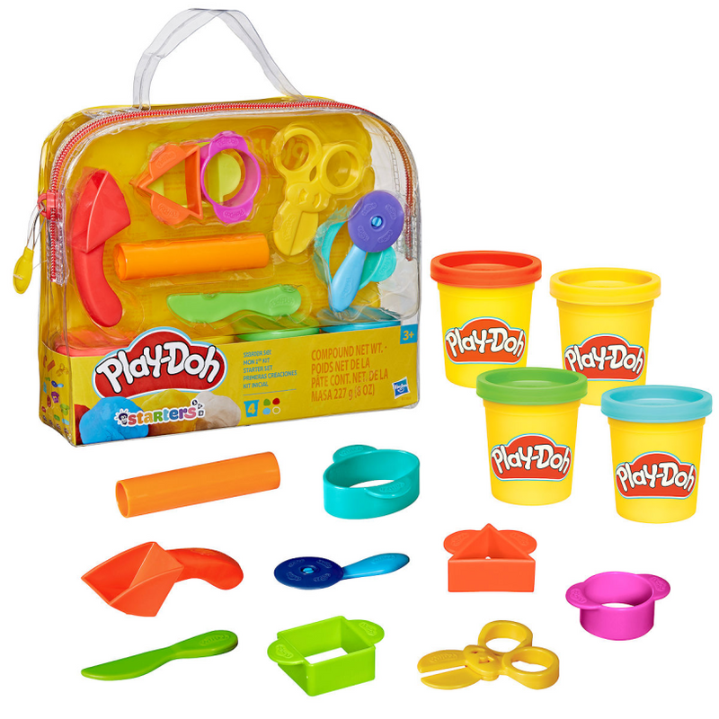 Coffret de démarrage Play-doh - pâte à modeler - comprenant 4 pots d'argile