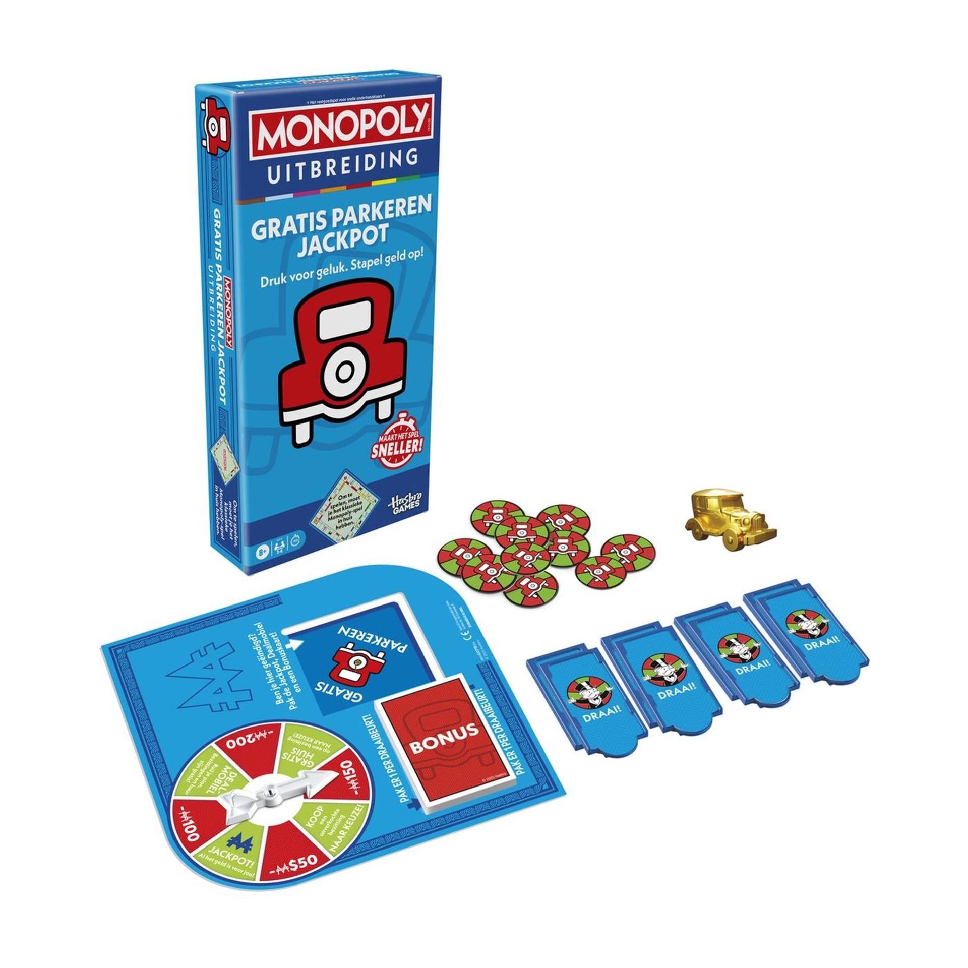 Jackpot de stationnement gratuit monopole de jeu
