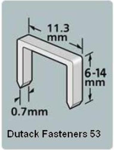 Dutack brad skn12 acier inoxydable 30mm p 5000