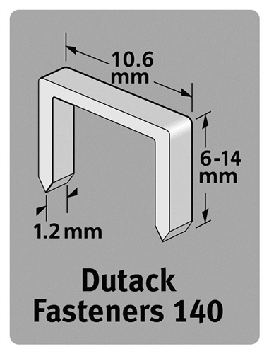 Agrafes Dutack série 140 6mm 1000pcs (nml)