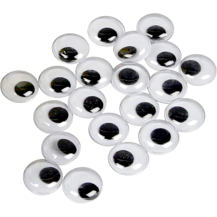 Creativ company yeux écarquillés, non autocollants, d 14 mm, 1000 pièces 1 boîte
