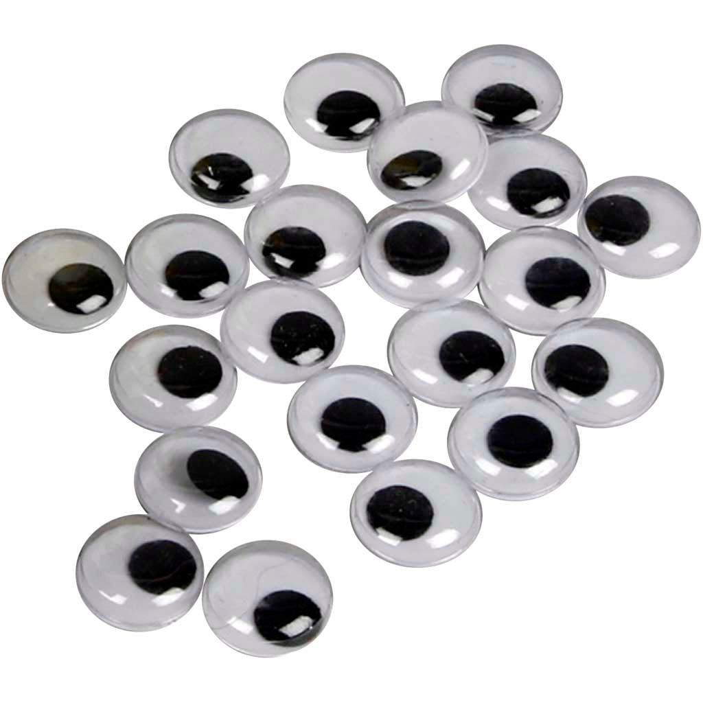 Creativ company yeux écarquillés, non autocollants, d 14 mm, 30 pièces 1 boîte