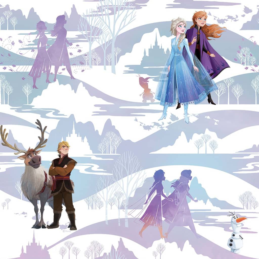 NOORDWAND NOORDWAND FAPOIR WALL @ Home Frozen Scene Purple