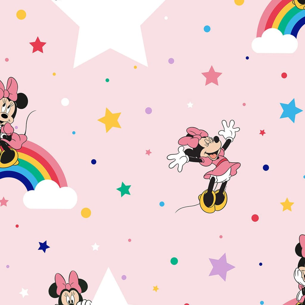 NOORDWAND NOORDWAND FAPOIR WALL @ Home Rainbow Minnie Pink