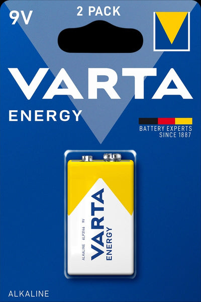VARTA 9V Énergie de batterie alcaline