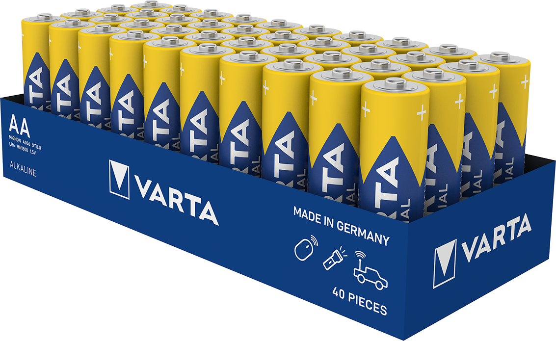 VARTA AA LR06 PENLITE ALCALIN BULK 40 pièces