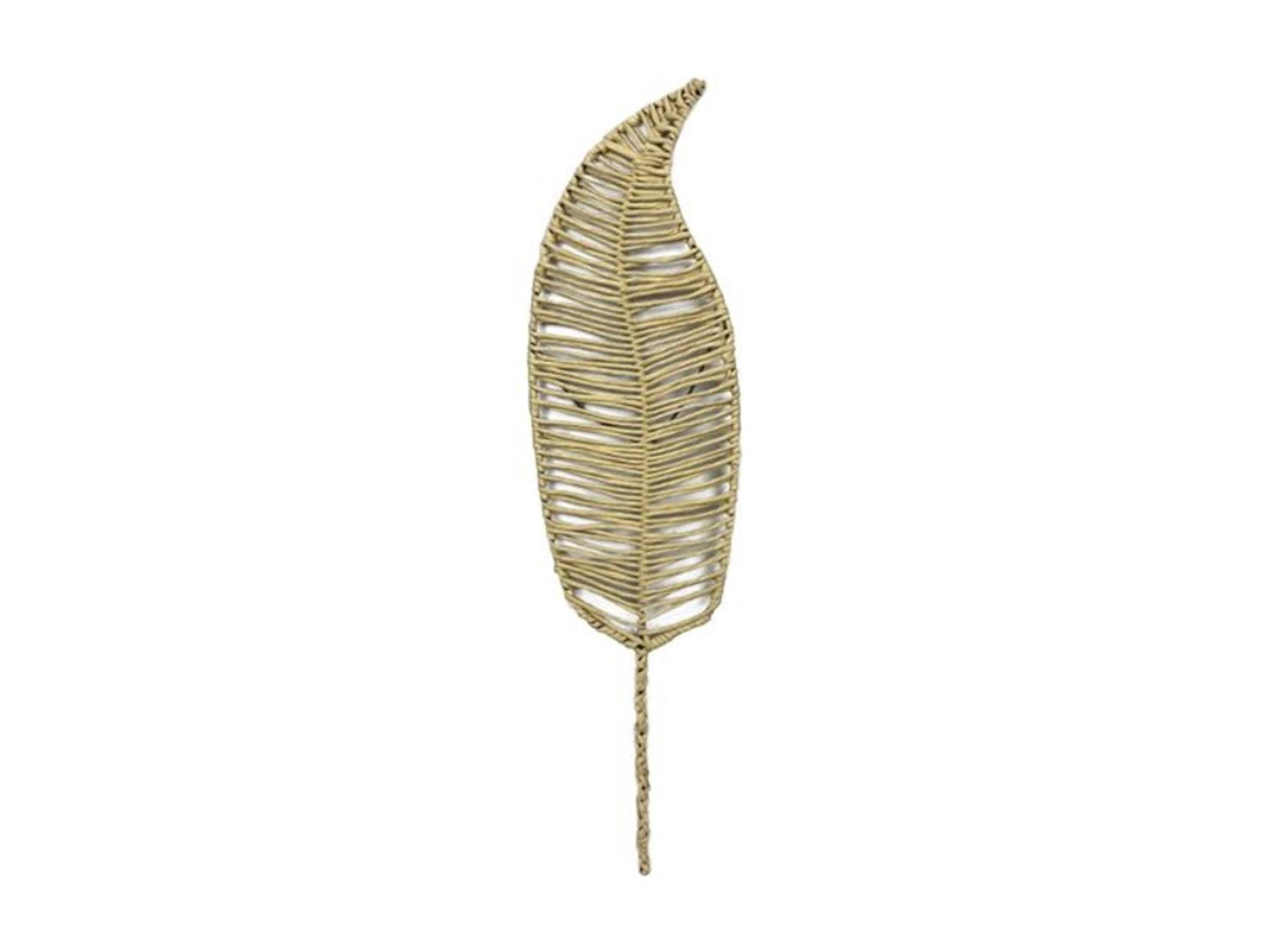 Dijk natural collections support mural forme de feuille 27x1x118cm xl