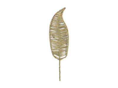 Dijk natural collections support mural forme de feuille 27x1x118cm xl