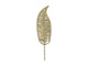 Dijk natural collections support mural forme de feuille 27x1x118cm xl