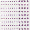 Vaessen creative • strass semi-adhésifs 3+5mm 108pcs rose clair