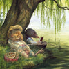 Carte + enveloppe le vent dans le testament 16x16 cm