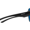 Smith Lunes Miroir bleu polarisé noir chromapop noir