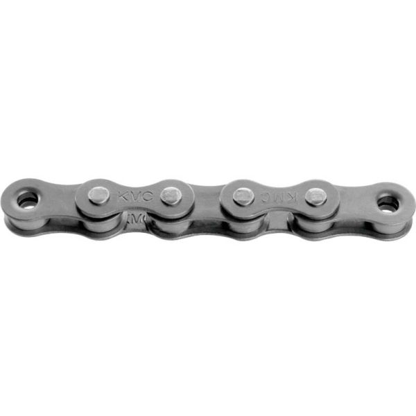 KMC Z 1 EPT 128 - 1 2x1 8 - 8.6mm - 128 maillons - Argent foncé