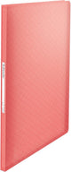Esselte colour'breeze show album, ft a4, corail 4 pièces
