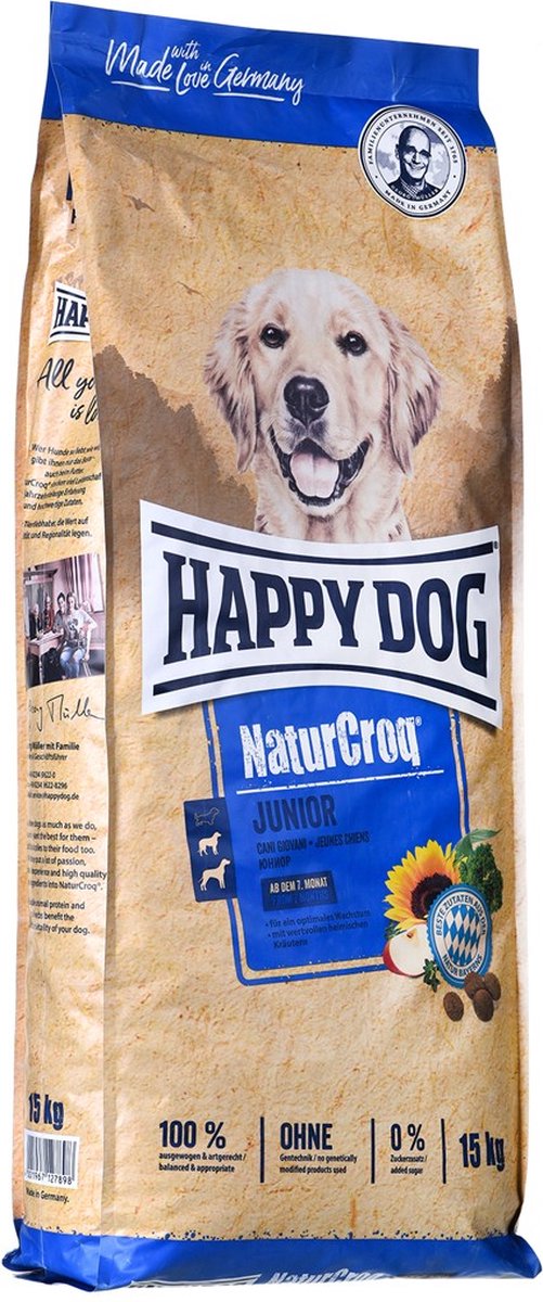 Chien heureux