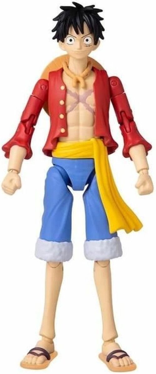 Bandai - héros d'anime - one piece - figurine de héros d'anime 17 cm - singe d. figurine luffy - sous licence officielle manga one piece - figurine luffy - jouet enfant 4 ans et + - 37008