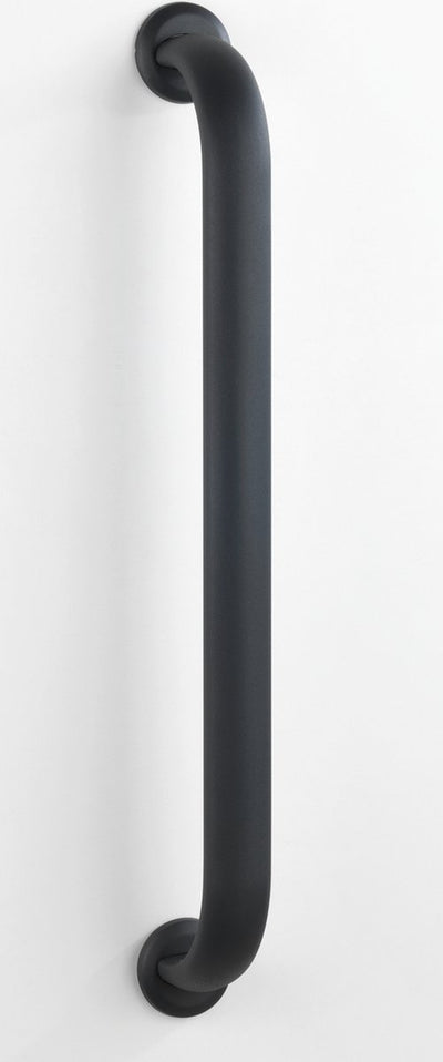 Wenko poignée murale secura premium 63cm aluminium anthracite - poignée de sécurité - support mural - poignée de bain - capacité de charge max. 120 kg - Testé, approuvé et certifié Tüv GS