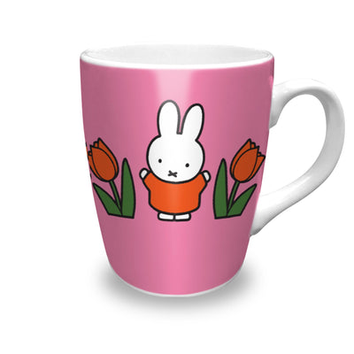 Mug Miffy relax tulipes rose
