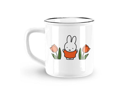 Mug Miffy tulipes rouge ø8xh7,5cm