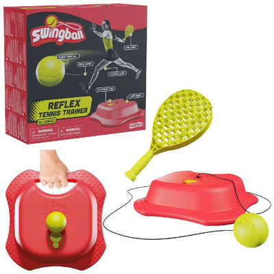 Traineur de tennis réflexe de balle de swing avec toute la surface Basic Red Yellow