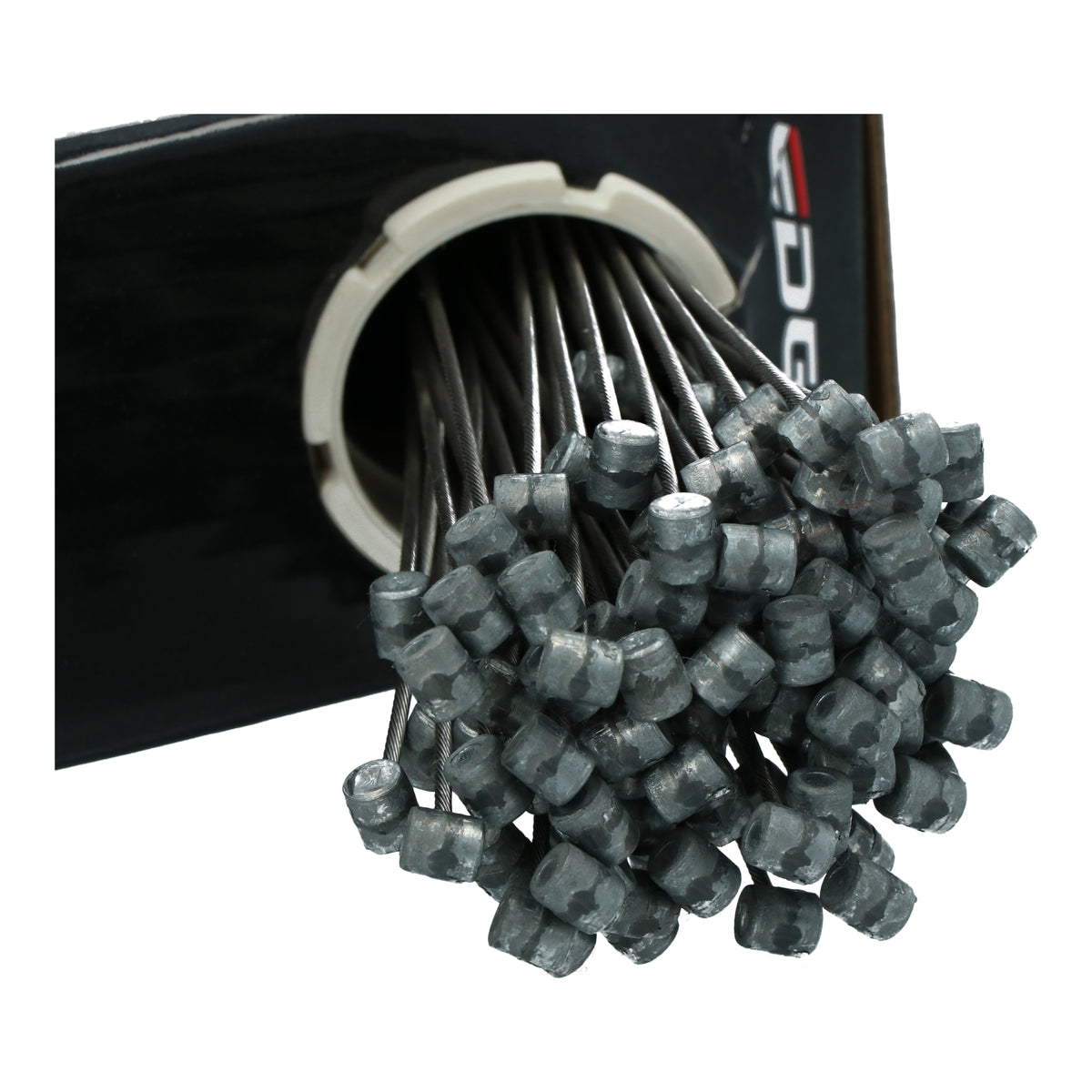 Edge Rem Binnenkabel 2250 mm en acier inoxydable 1,5 mm 1x19 Fil en acier inoxydable 6 x 7 T-Nipple (100 pièces)