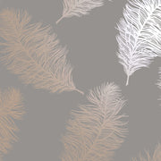 Covergs muraux hollandais Covergs néerlandais Fond d'écran Faiwning Feather Grey et Rose Gold Colored - afbeelding 2