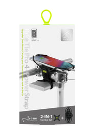 Collection d'os Universal Téléphone Bike Tie Pro4 + Strap Black - afbeelding 3